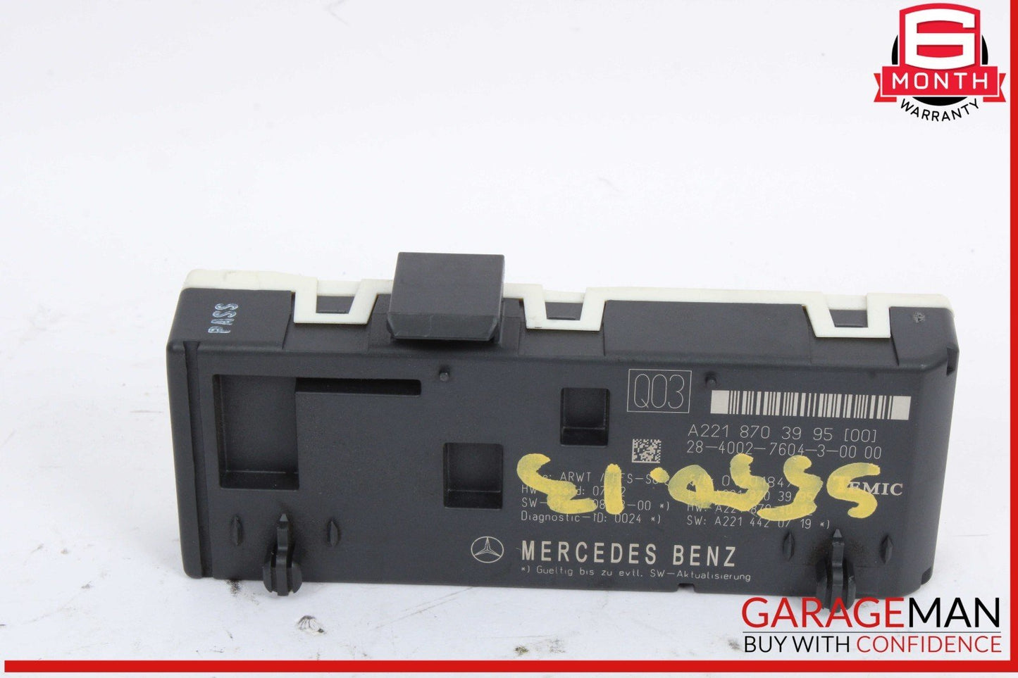 07-14 Mercedes W221 S550 S400 Trunk Release Remote Open Close Module Unit OEM