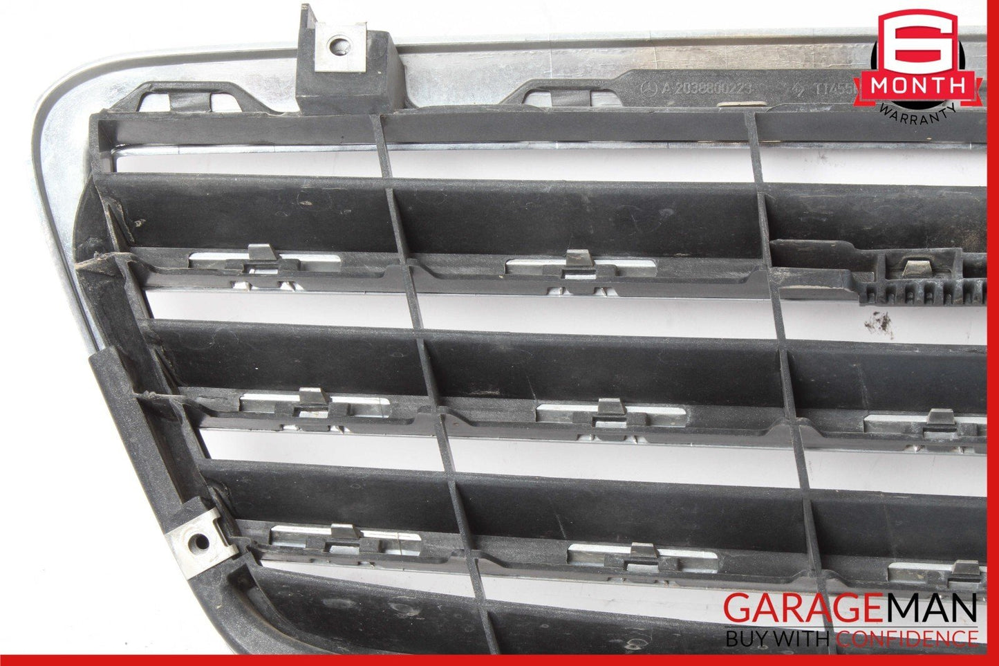 04-07 Mercedes W203 C320 C230 C350 Front Hood Radiator Grille Grill Chrome OEM