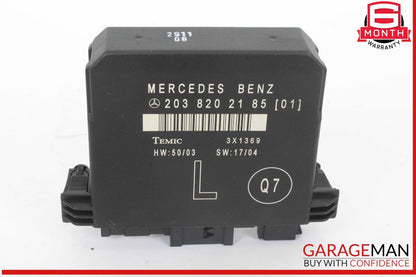 01-07 Mercedes W203 C230 C350 Rear Left Side Door Control Module 2038202185 OEM