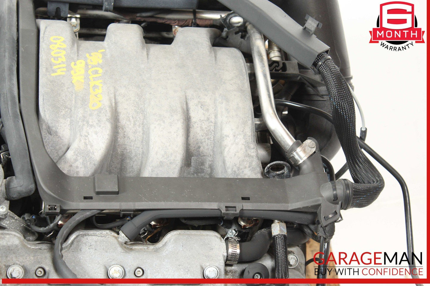 98-02 Mercedes W208 CLK320 E320 3.2L V6 Engine Motor Block Assembly 99k
