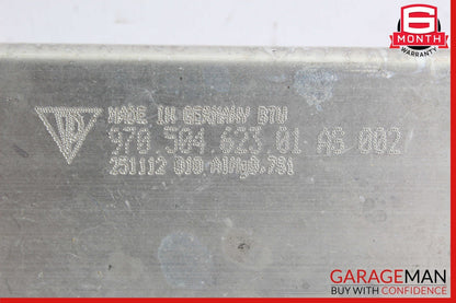 10-16 Porsche Panamera S Transmission Crossmember Brace Bracket OEM