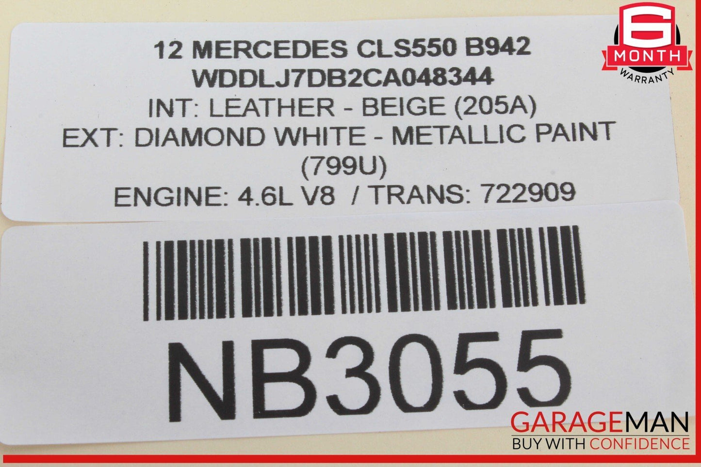 08-18 Mercedes W218 CLS550 E350 GLK350 Brake Pedal Assembly 2042902101 OEM