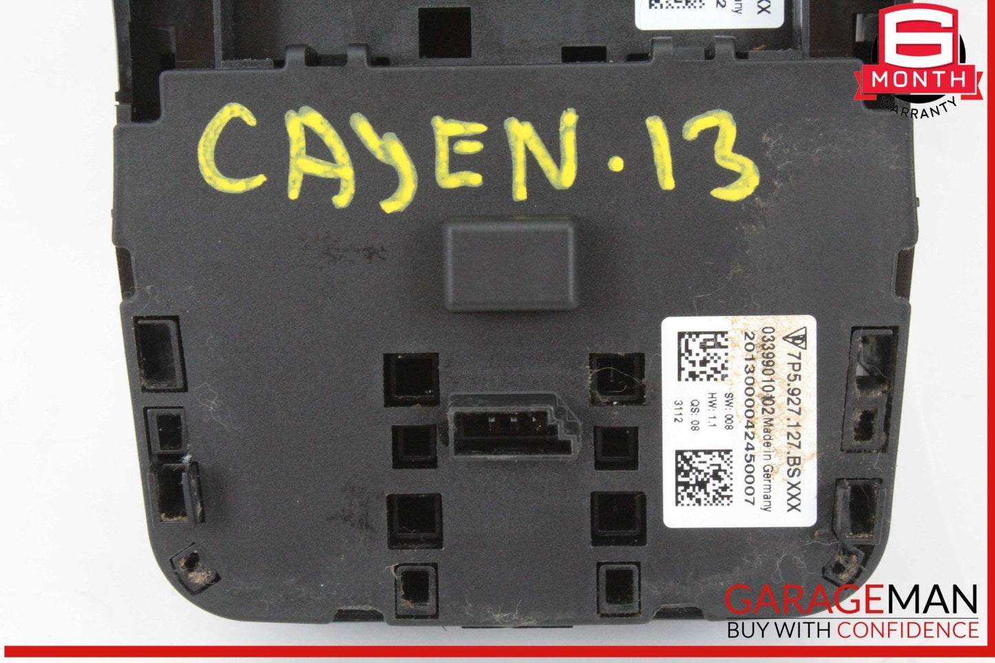 11-14 Porsche Cayenne 958 AWD Suspension Mode Selector Switch Panel OEM