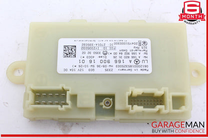 12-16 Mercedes X166 GL450 Keyless Go Entry Control Module 1669001601 OEM