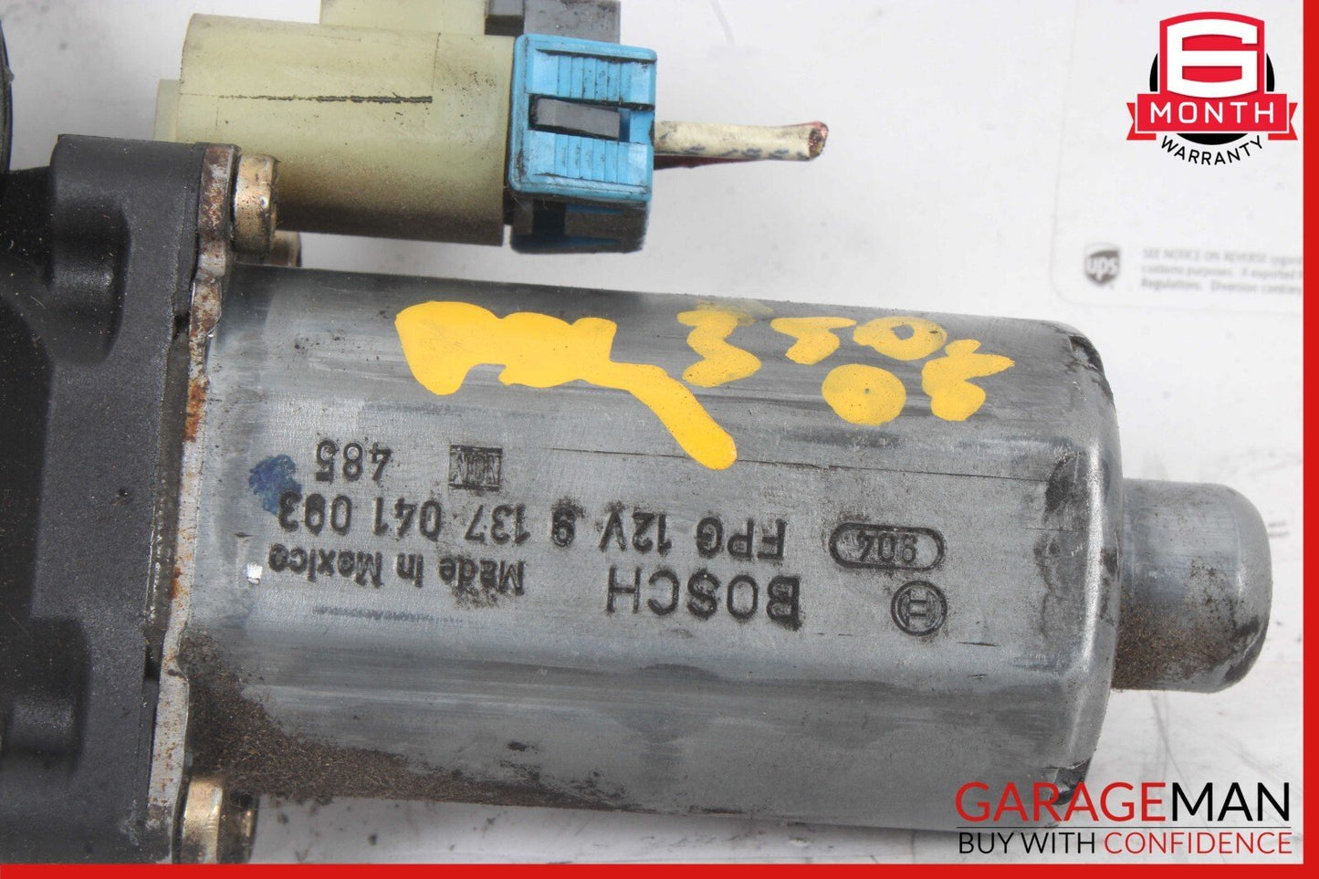 98-05 Mercedes W163 ML350 ML500 Rear Right Side Door Window Regulator Motor OEM