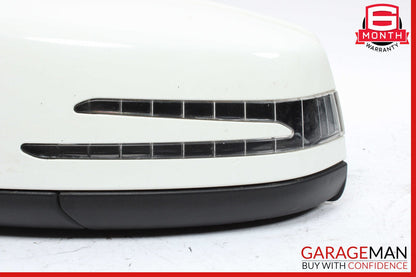10-11 Mercedes W204 C300 C350 Front Left Side Mirror Door Rear View White OEM