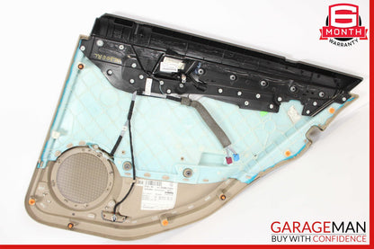 08-14 Mercedes W204 C300 C350 Sedan Rear Left Interior Door Panel Assembly Beige