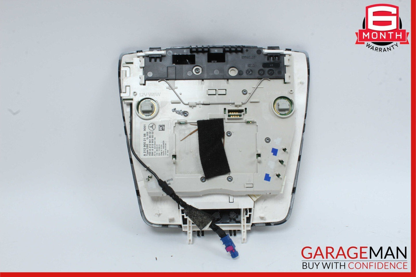 12-18 Mercedes W218 CLS550 CLS400 E350 Overhead Dome Light Gray 2129002106 OEM