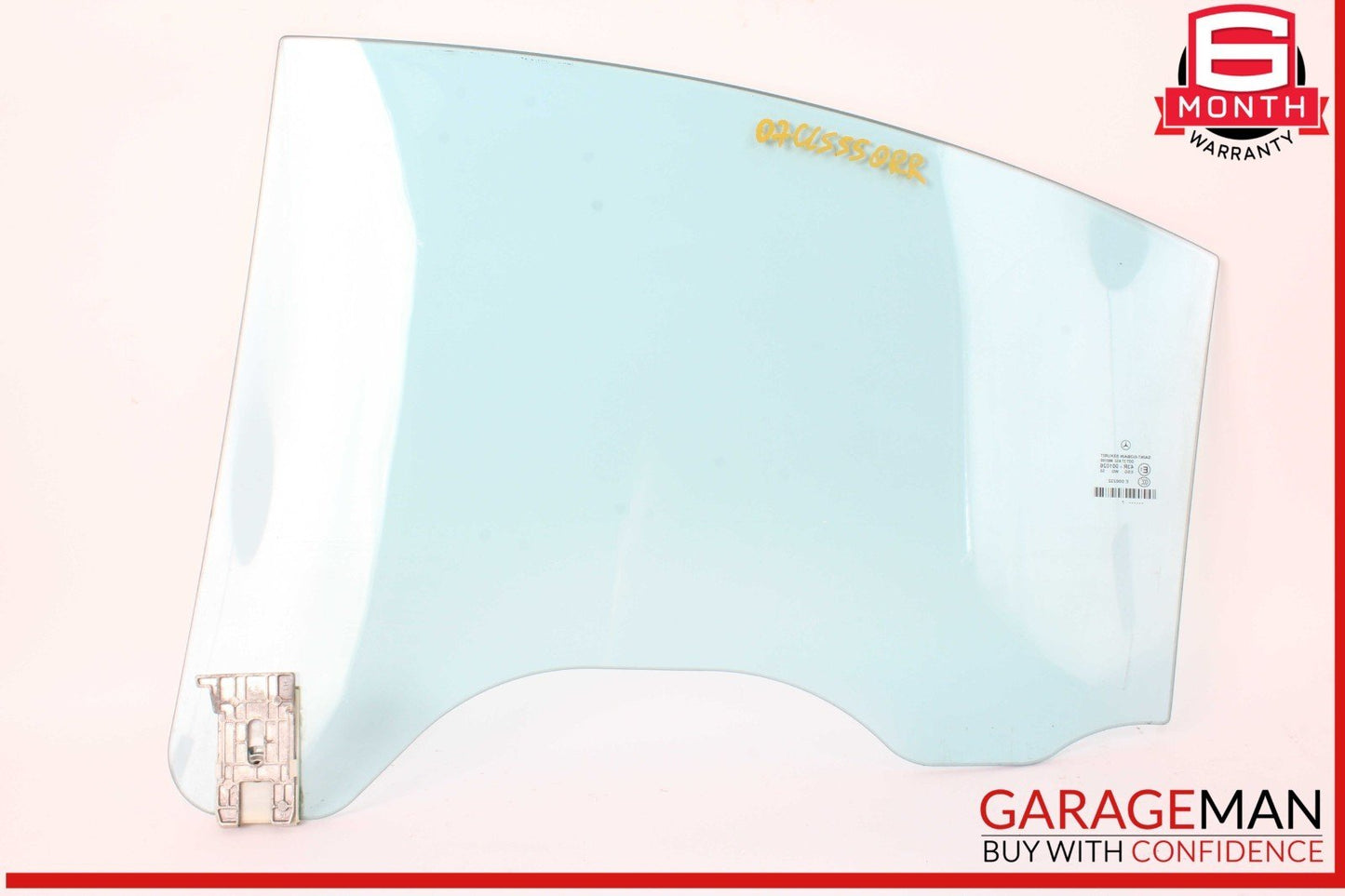 06-11 Mercedes W219 CLS550 CLS500 Rear Right Passenger Side Door Window Glass