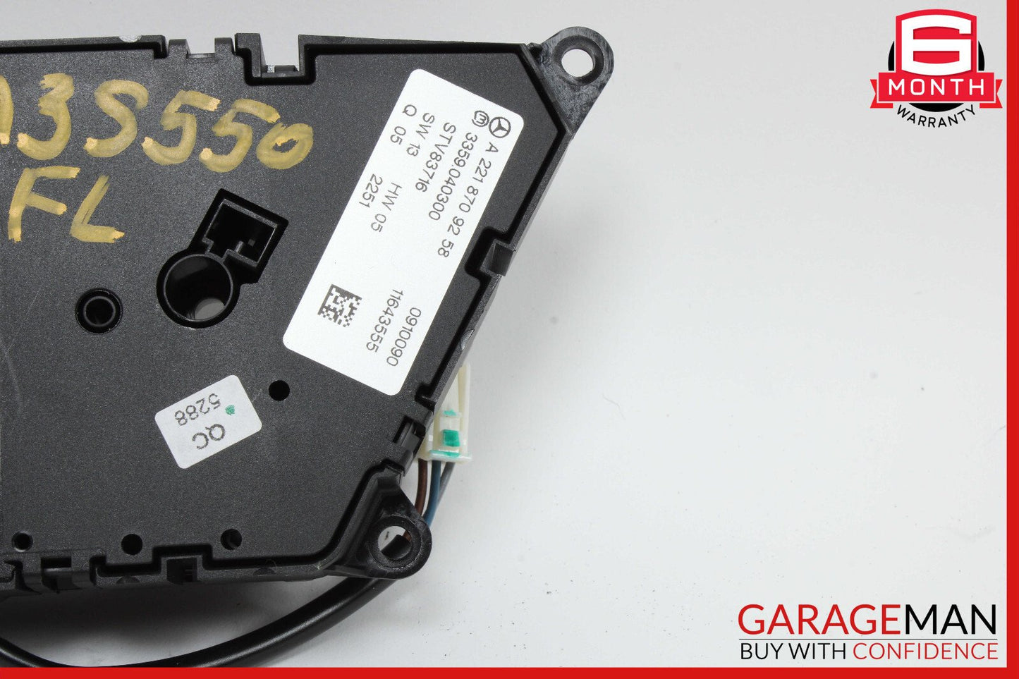07-14 Mercedes W221 S550 CL550 Front Left Driver Seat Control Memory Switch OEM
