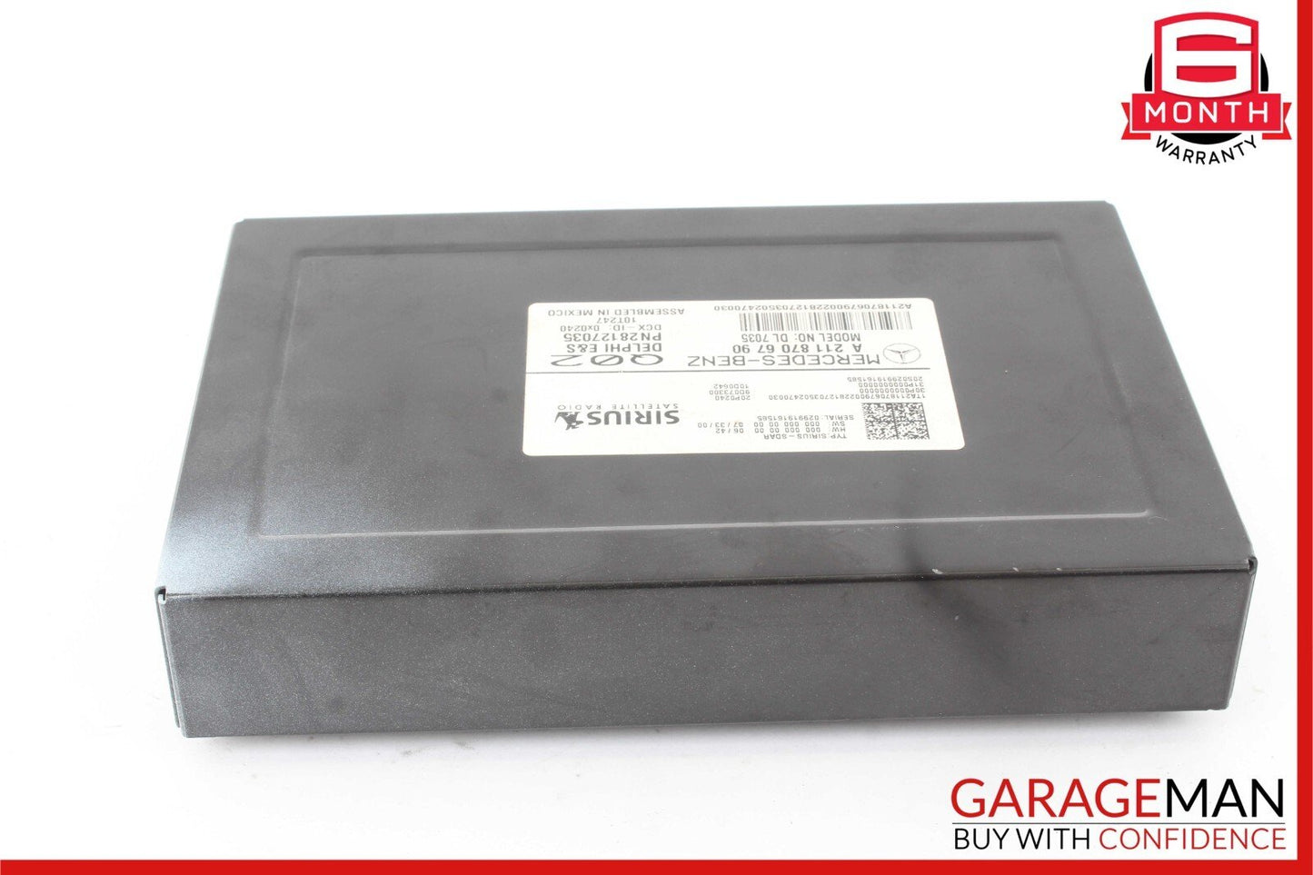 03-09 Mercedes GL450 E350 CLK350 CL600 Sirius Satellite Radio Receiver Module