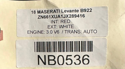 17-22 Maserati Levante M161 Navigation Display Screen Monitor 670104551 OEM