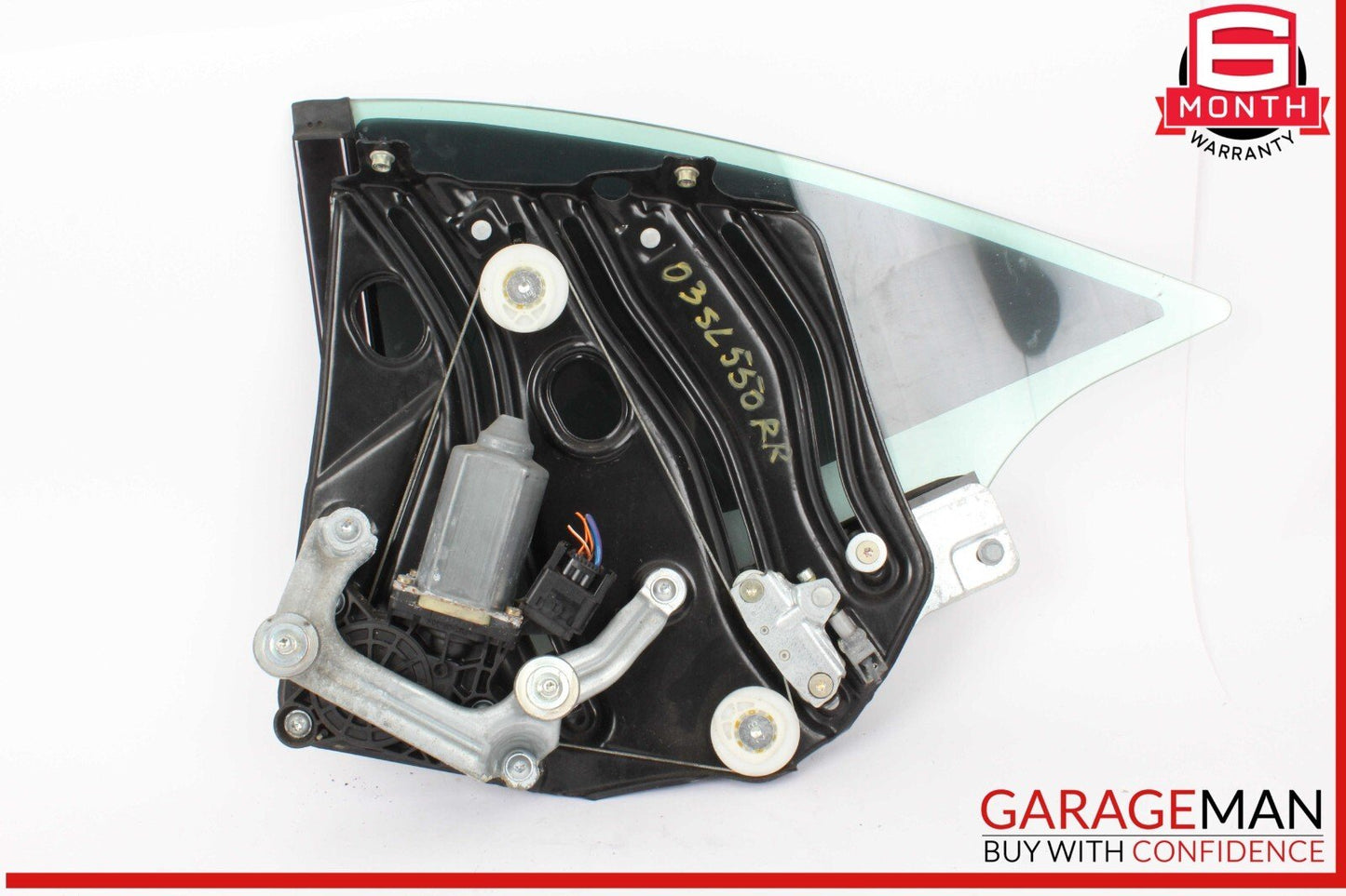 03-12 Mercedes R230 SL500 SL550 Rear Right Window Quarter Glass Regulator Motor