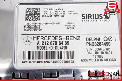 10-17 Mercedes SLK250 E350 GL550 C250 Sirius Satellite Radio Receiver Module