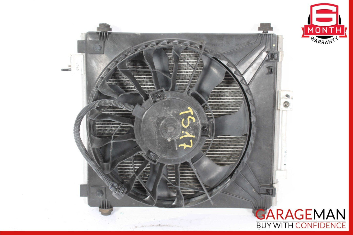 16-20 Tesla Model S Front Left Driver A/C Condenser Cooling Fan Shroud Module