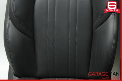 14-17 Maserati Ghibli Front Left & Right Complete Seat Cushion Assembly Black