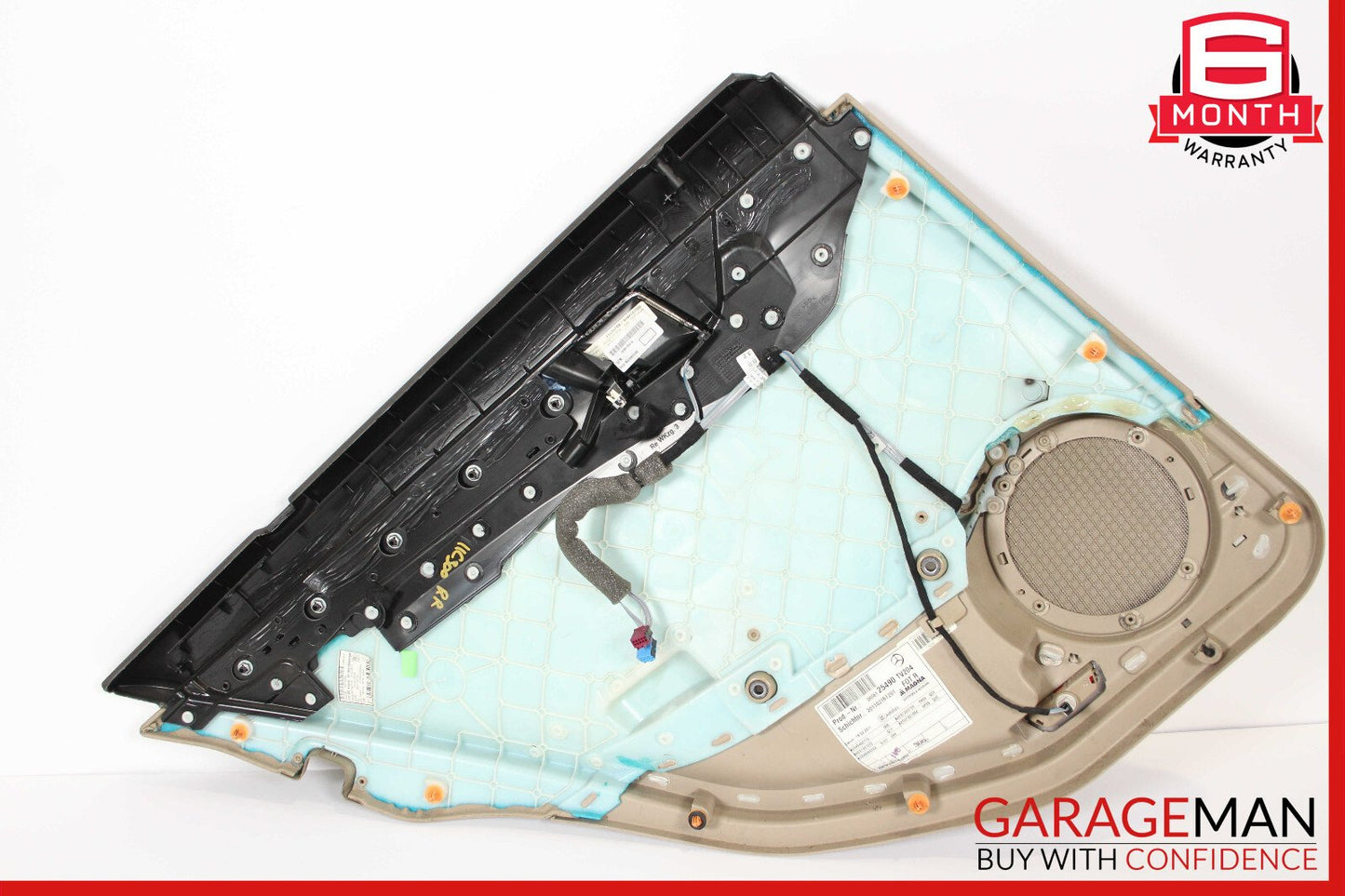08-14 Mercedes W204 C300 C180 Rear Right Side Interior Door Panel Assembly Beige