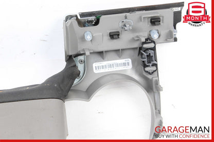 11-18 Porsche Cayenne S 958 Steering Column Dash Trim Cover Panel Gray OEM