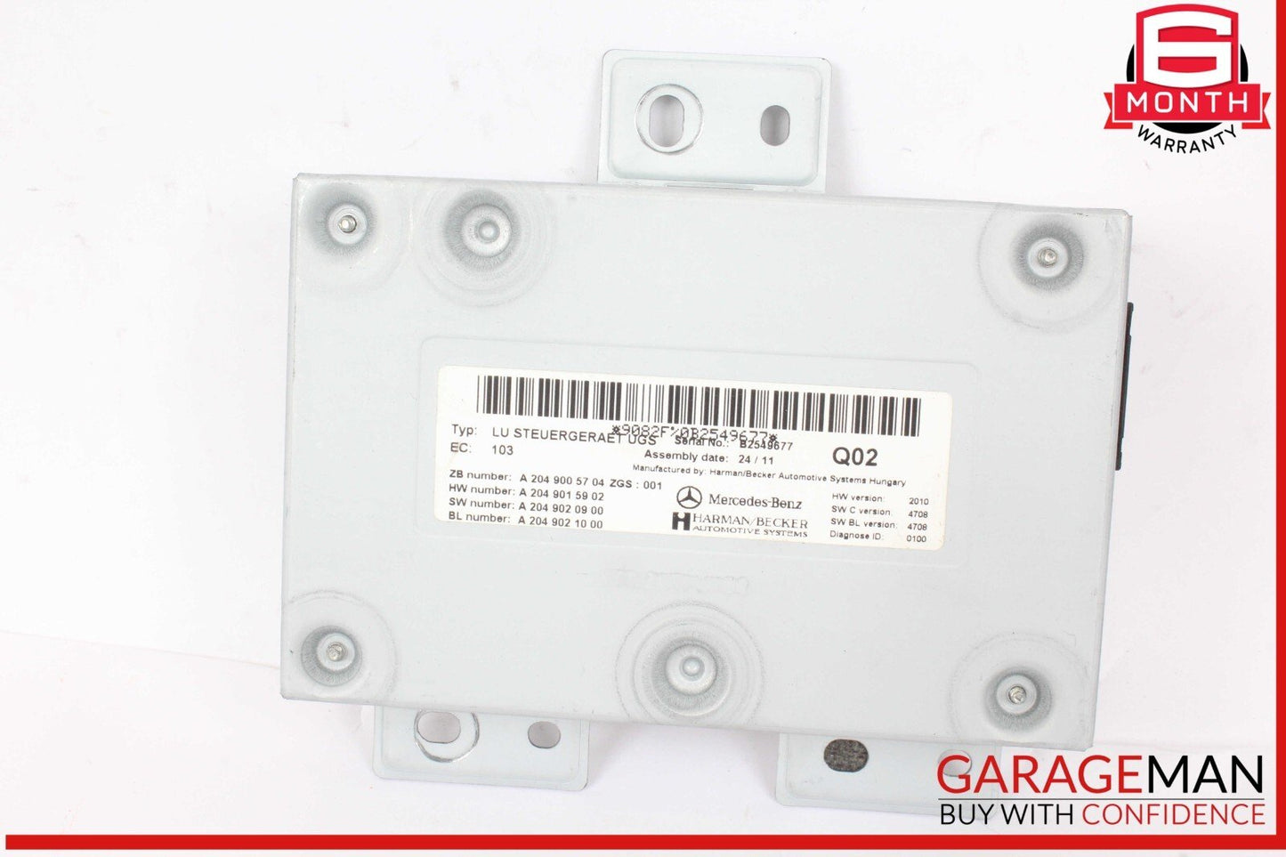 Mercedes X164 GL450 4MATIC Communication Interface Module 2049005704 OEM