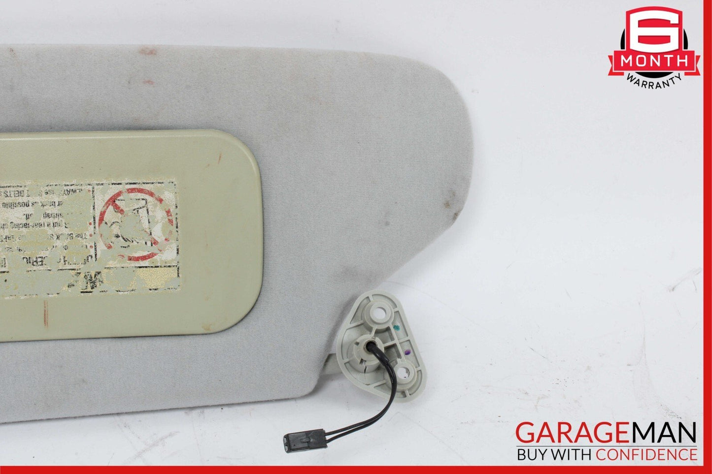 02-05 Mercedes W163 ML500 ML350 Front Left Sun Visor Sunvisor Shade Cover Gray