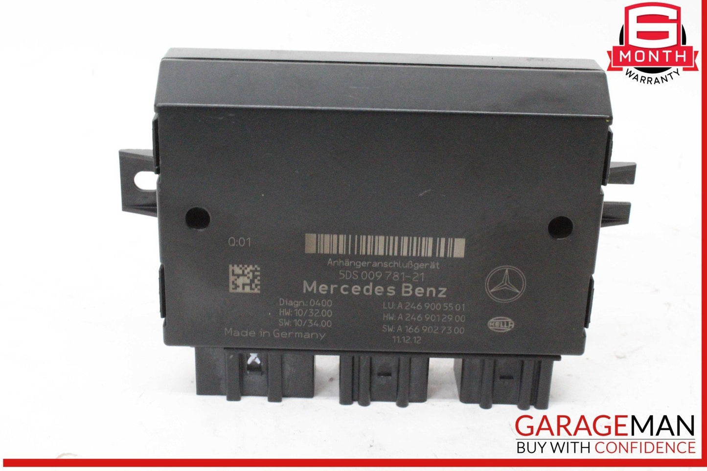 12-16 Mercedes X166 GL450 Trailer Towing Control Module 2469005501 OEM