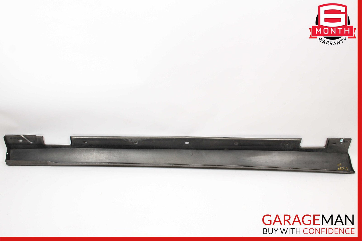 10-16 Mercedes W212 E350 Sedan Left Side Skirt Rocker Panel Silver OEM