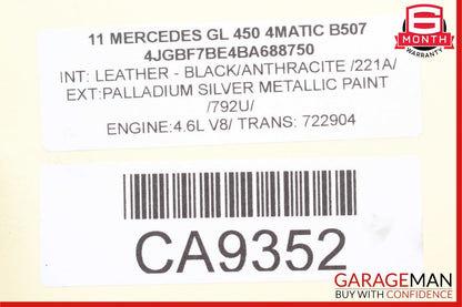 07-12 Mercedes X164 GL450 GL320 Rear Left or Right Side Air Bag Spring Shock OEM