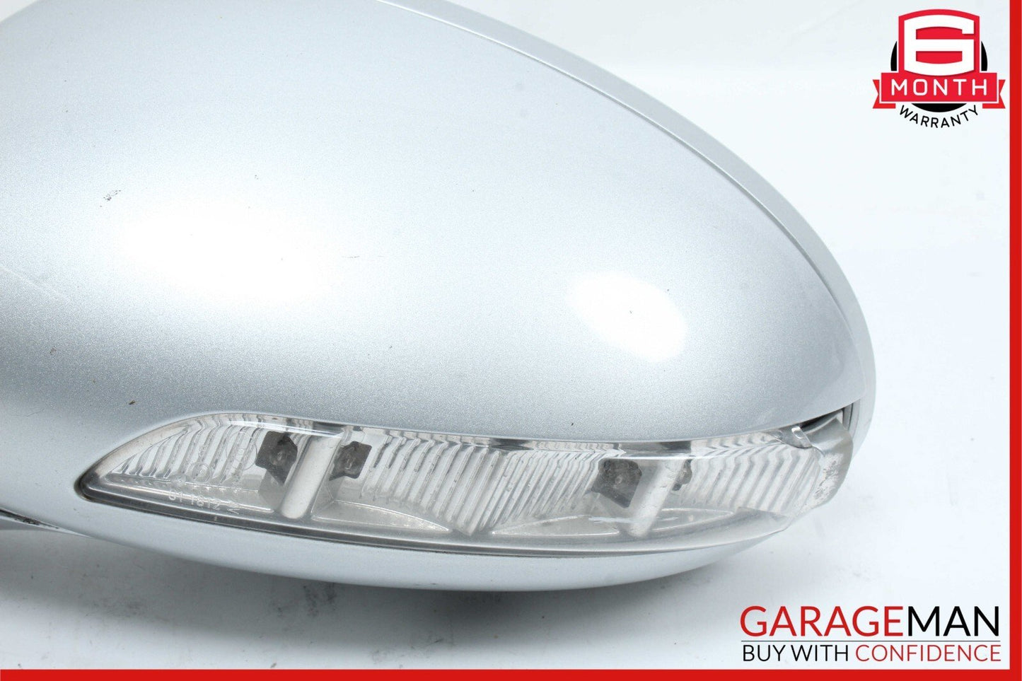 07-09 Mercedes W221 S550 Front Left Driver Side Mirror Door Rear View Silver OEM
