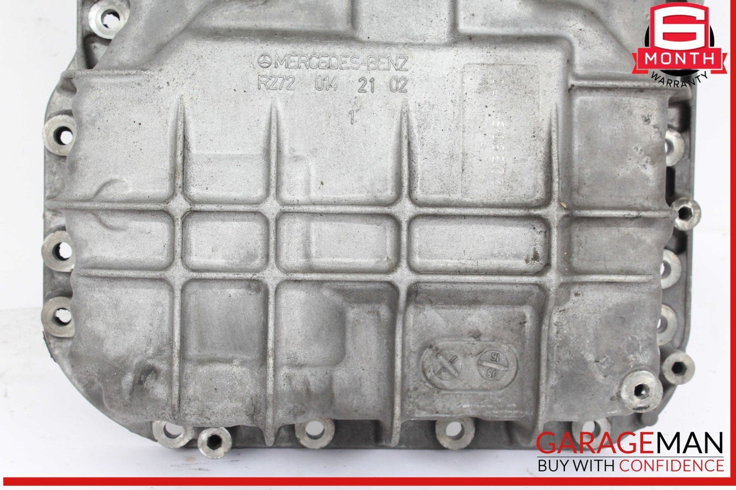 06-11 Mercedes W204 C300 Engine Upper Oil Sump Baffle Pan 2720142102 OEM