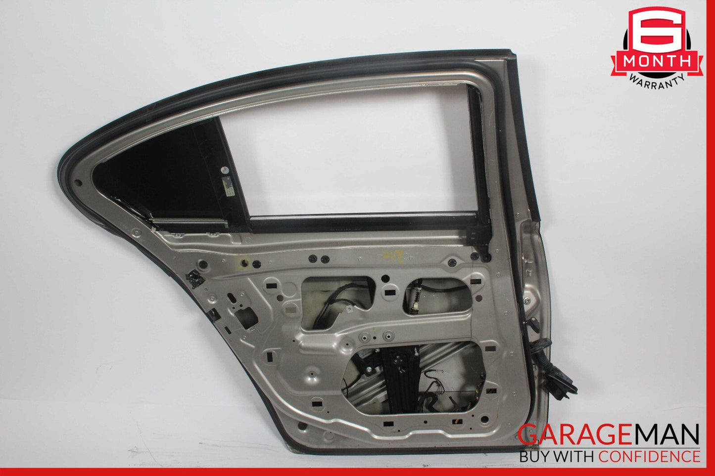 09-15 BMW 750i 750Li Rear Left Exterior Door Shell Panel Silver OEM