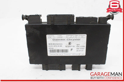 03-13 Mercedes W211 E350 E320 GL550 Front Left Seat Control Module Unit OEM
