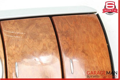06-09 Mercedes W251 R350 Center Console Cup Holder Ashtray Cover Assembly Wood