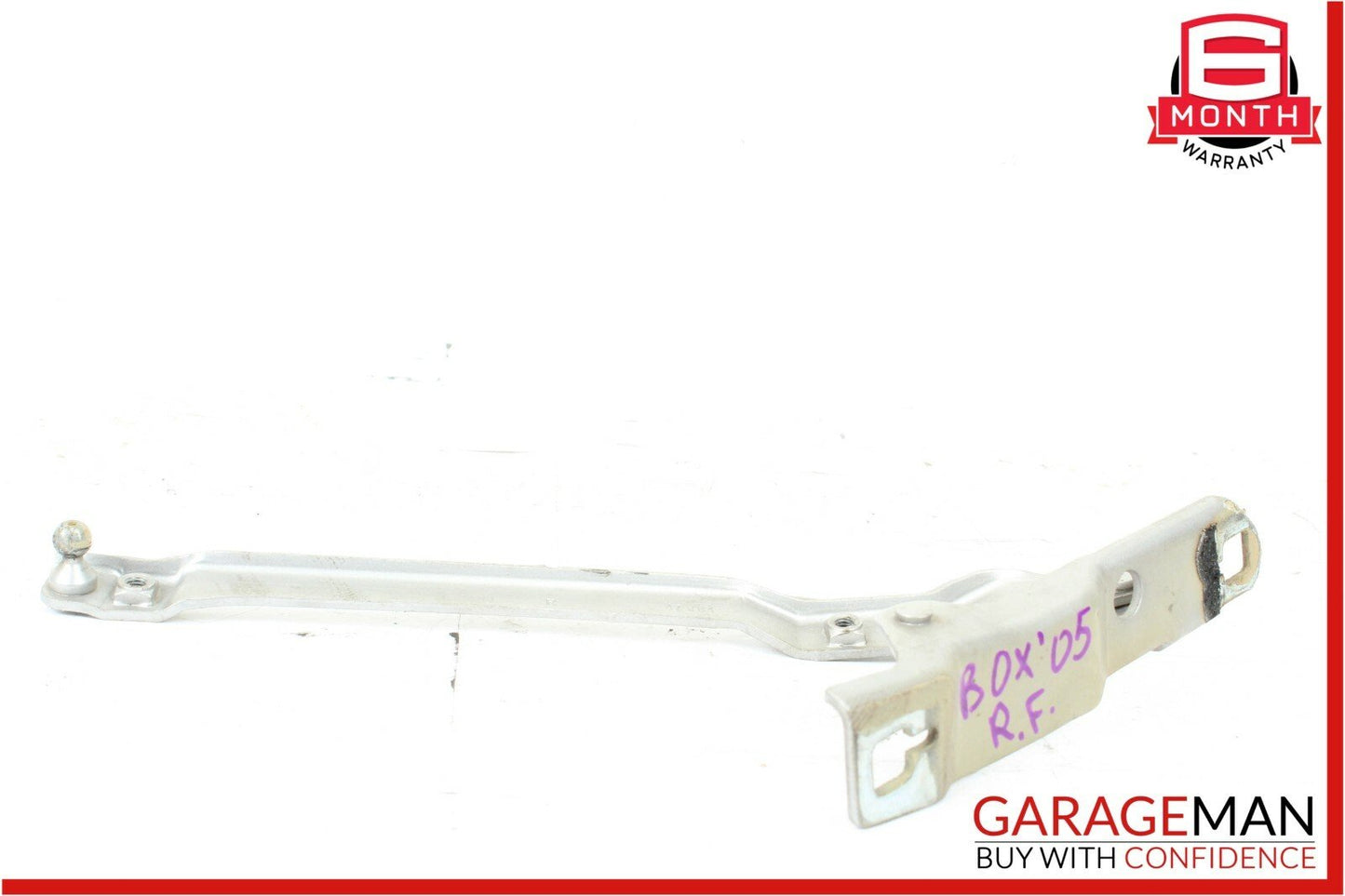 05-12 Porsche Boxster 987 Front Right Passenger Side Hood Hinge Support Bracket