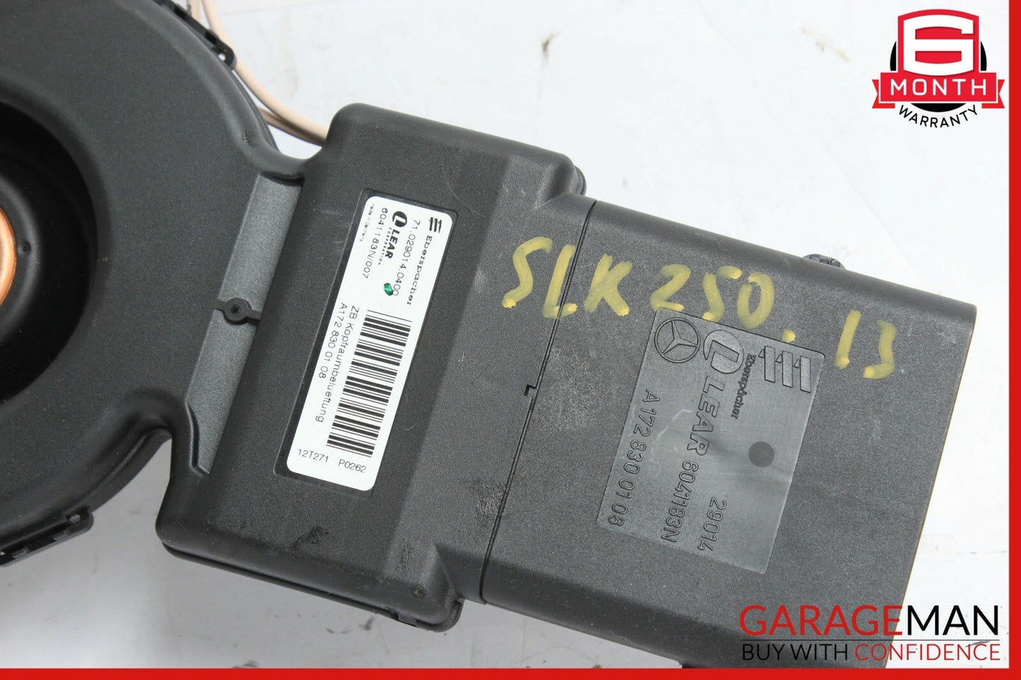 05-11 Mercedes R171 SLK280 SLK350 Front Left or Right Side Seat Blower Fan Motor