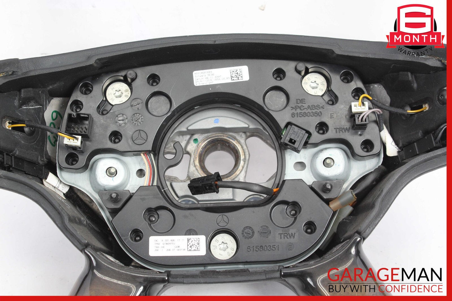 07-09 Mercedes W216 CL550 S550 4 Spoke Steering Wheel OEM