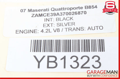 03-13 Maserati Quattroporte M139 Center Console Ashtray Ash Tray Rear Black OEM