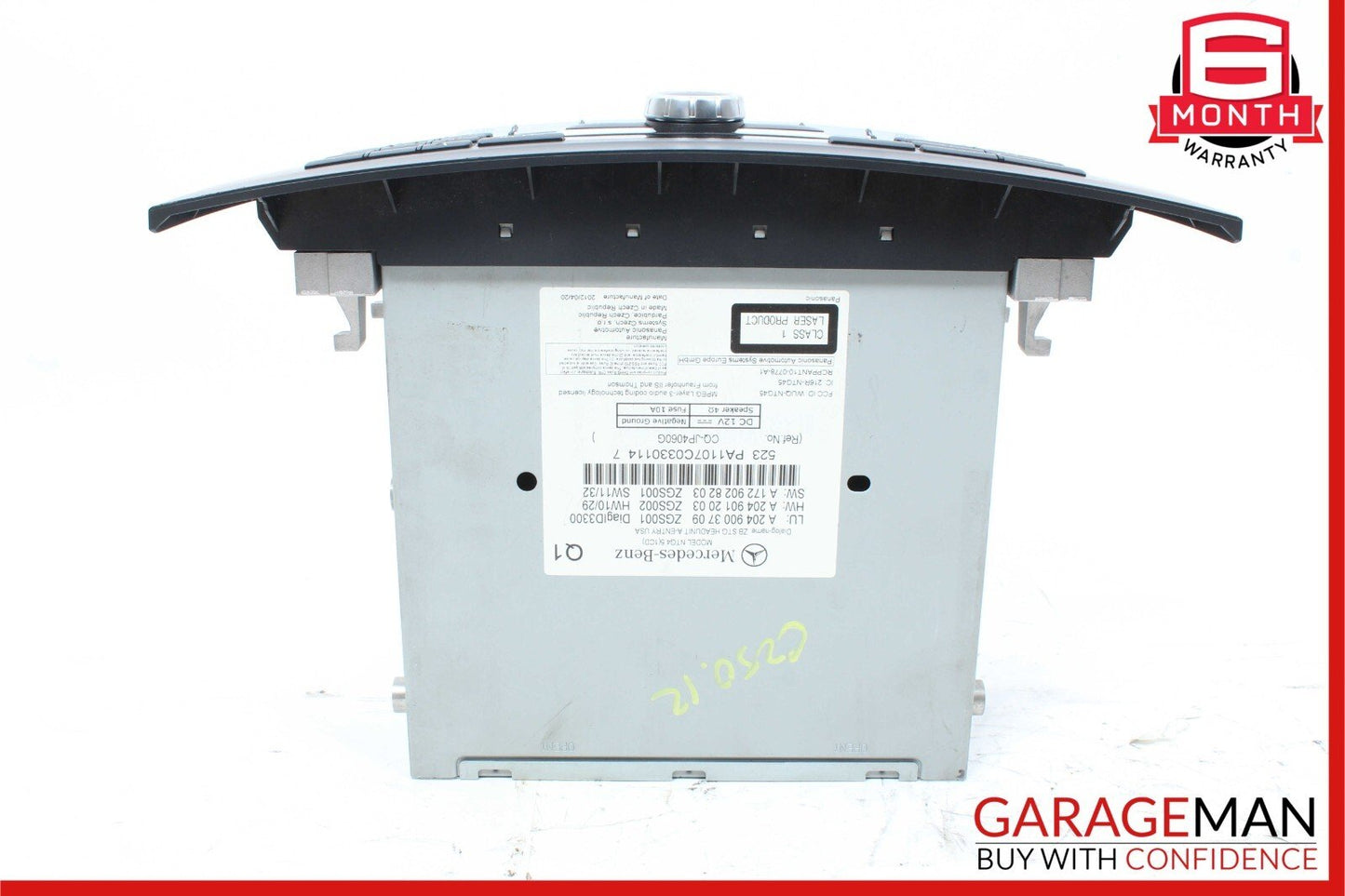 12-15 Mercedes W204 C250 C300 C350 Navigation Command Head Unit CD Audio OEM