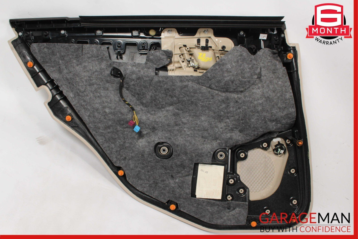 14-16 Mercedes W212 E350 E550 Rear Right Interior Door Panel Trim Cover Beige