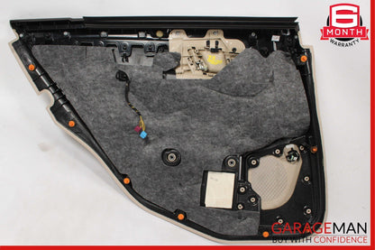 14-16 Mercedes W212 E350 E550 Rear Right Interior Door Panel Trim Cover Beige