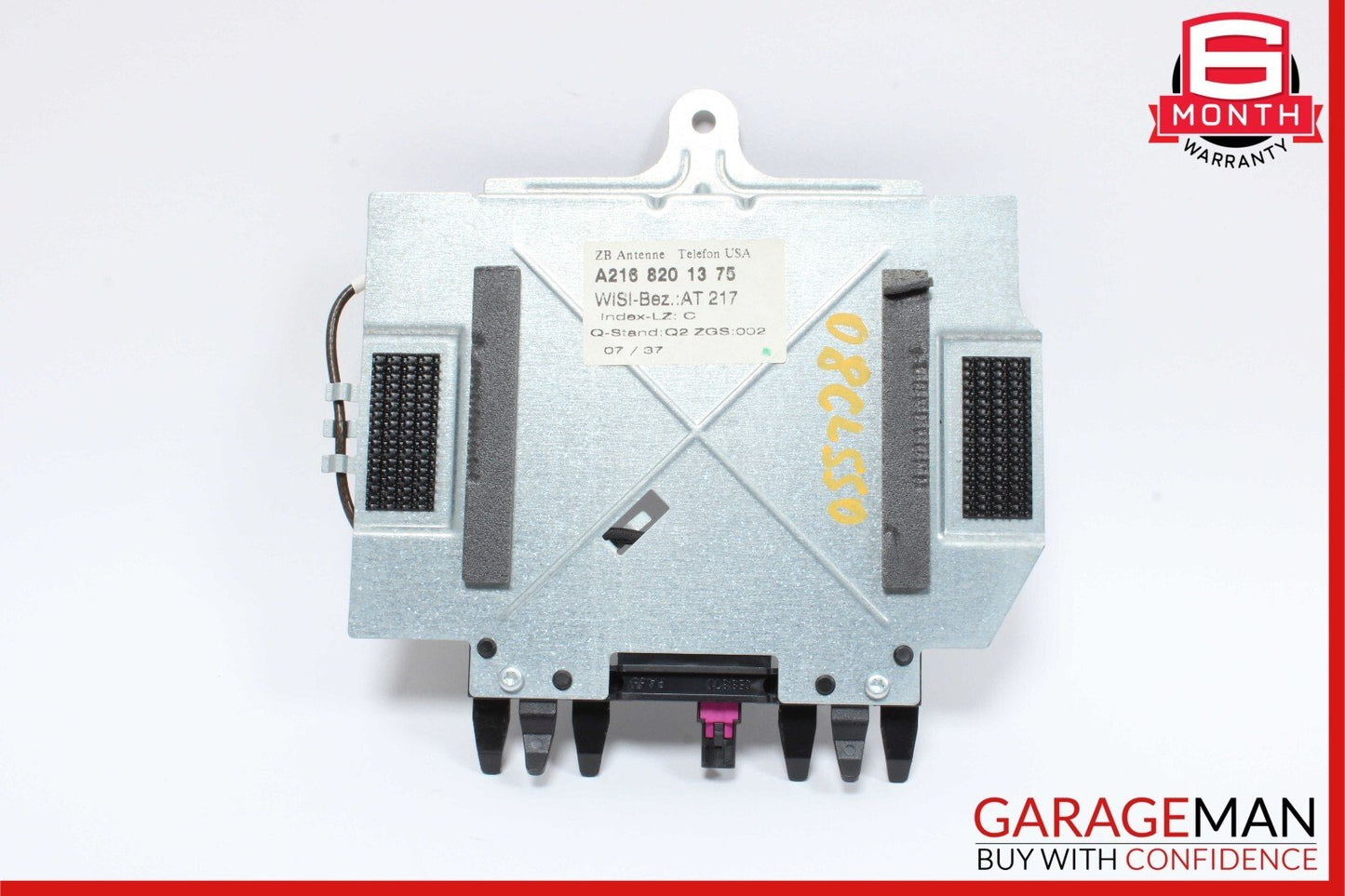 07-13 Mercedes W216 CL550 Trunk Telephone Phone Antenna Module Unit 2168201375