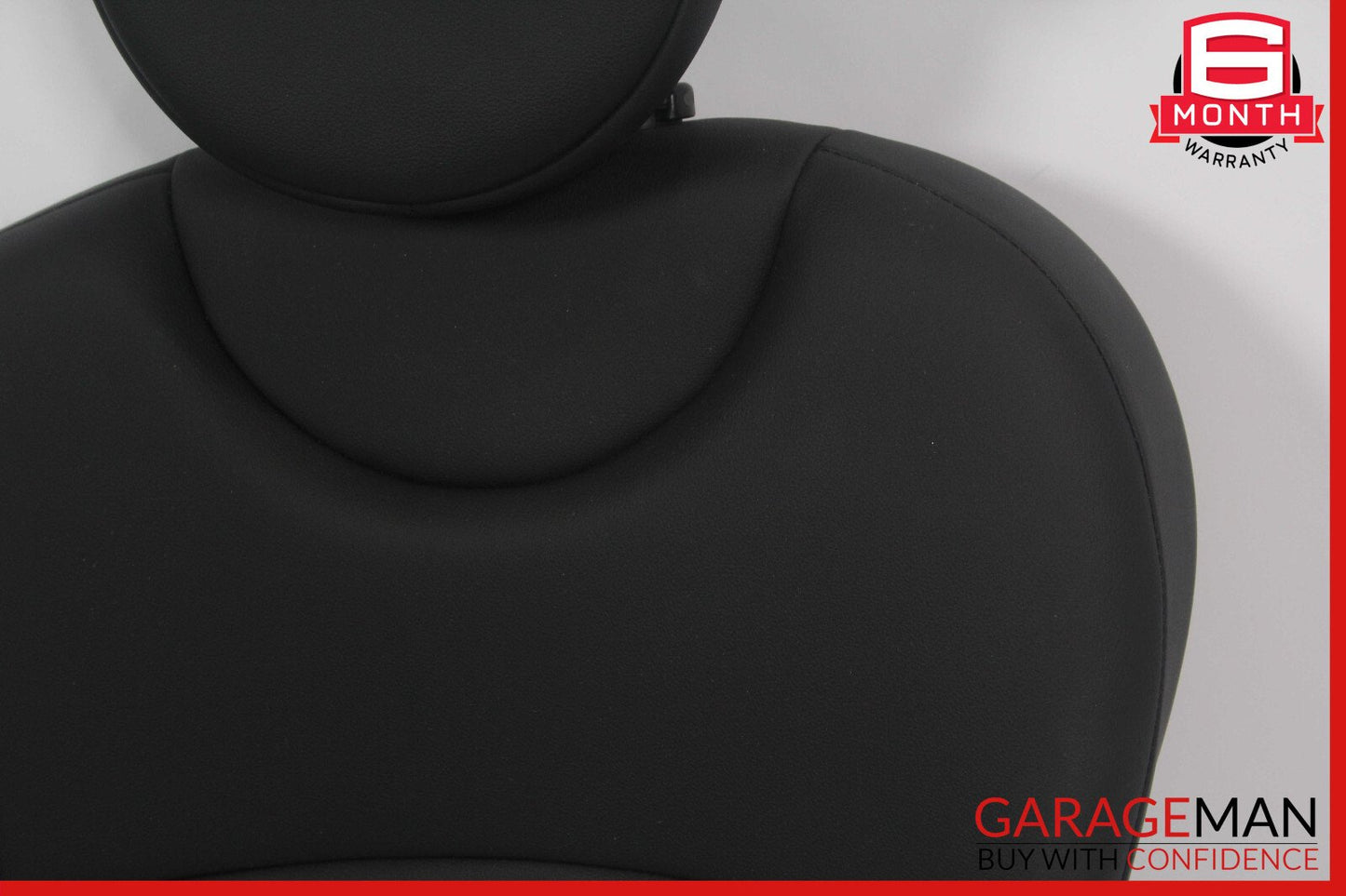 12-15 Mini Cooper Rear Left Top Upper Seat Cushion Cover Black OEM