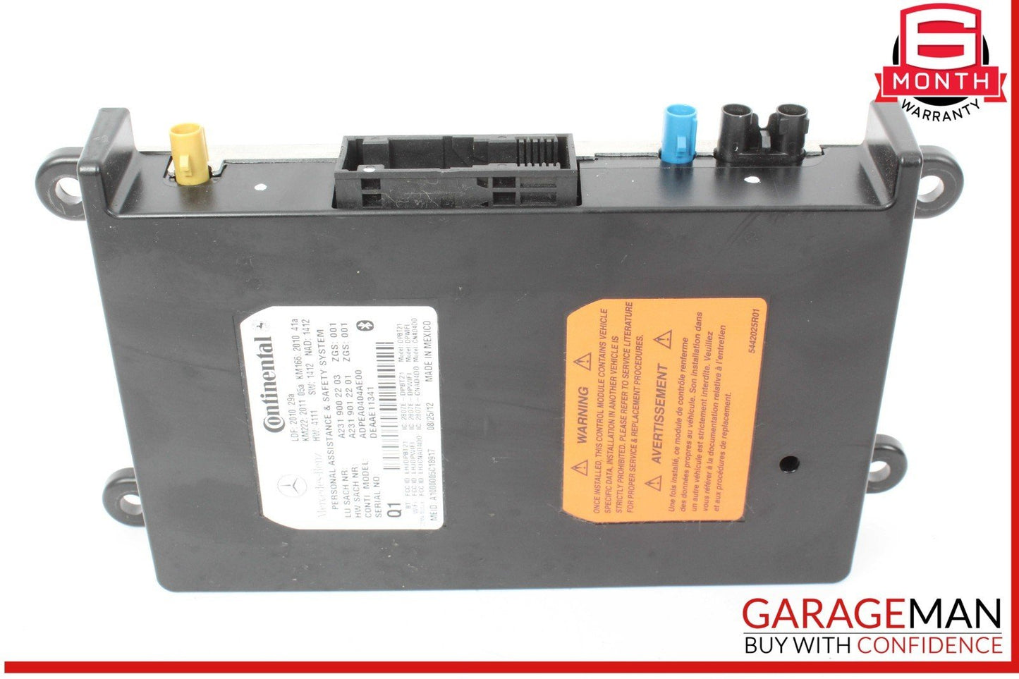10-20 Mercedes X166 GL450 GLA250 SL400 Communication Control Module Unit OEM