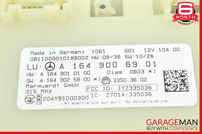 10-12 Mercedes X164 GL450 GL550 Keyless Ignition Control Module 1649006901 OEM