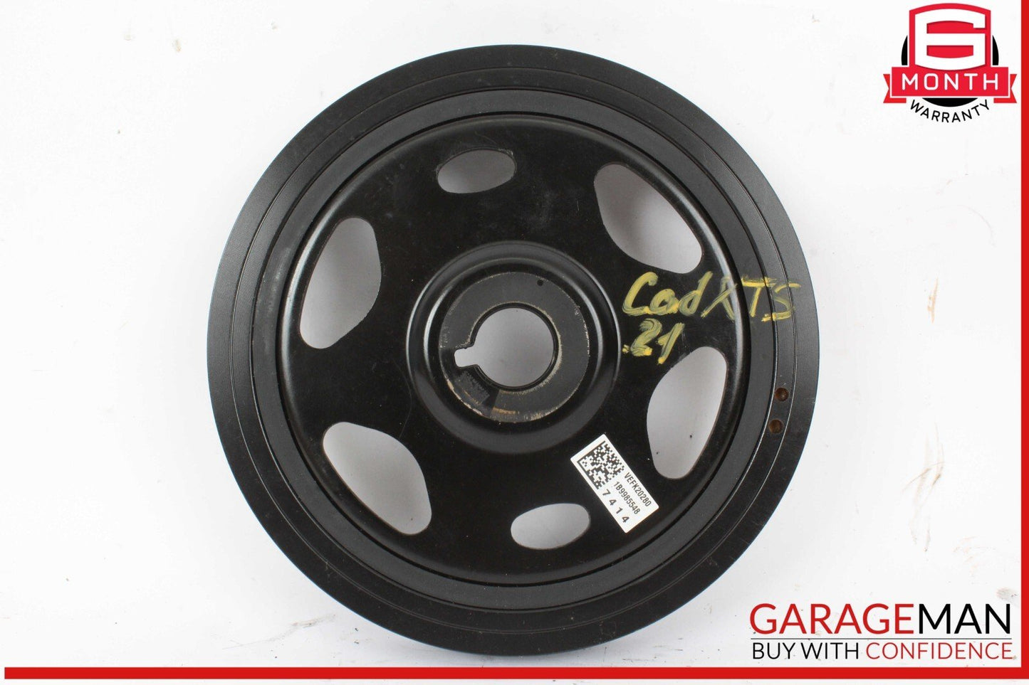 17-23 Cadillac XT5 Engine Crankshaft Harmonic Balancer Pulley 55487414 OEM