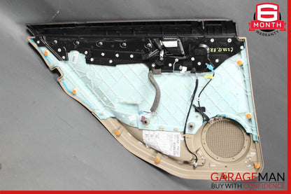 08-14 Mercedes W204 C250 C350 Rear Right Side Interior Door Panel Assembly Beige