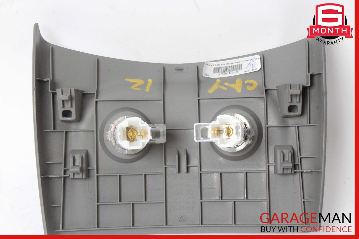 11-18 Porsche Cayenne 958 S Rear Center Console Trim Panel OEM