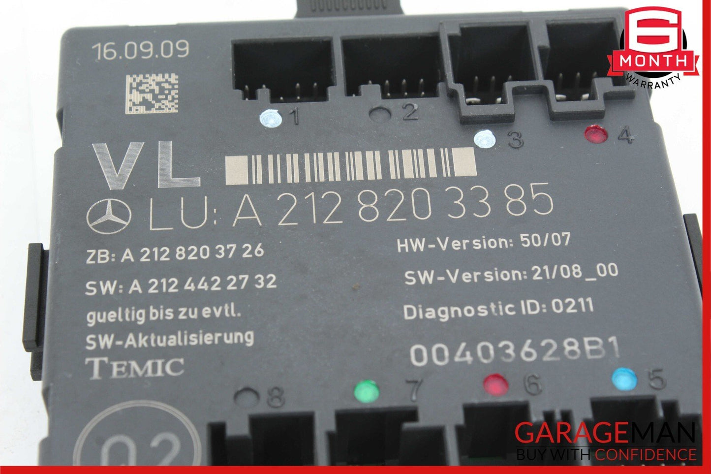 08-18 Mercedes CLS400 E400 E350 C350 Front Left Side Door Control Module Unit