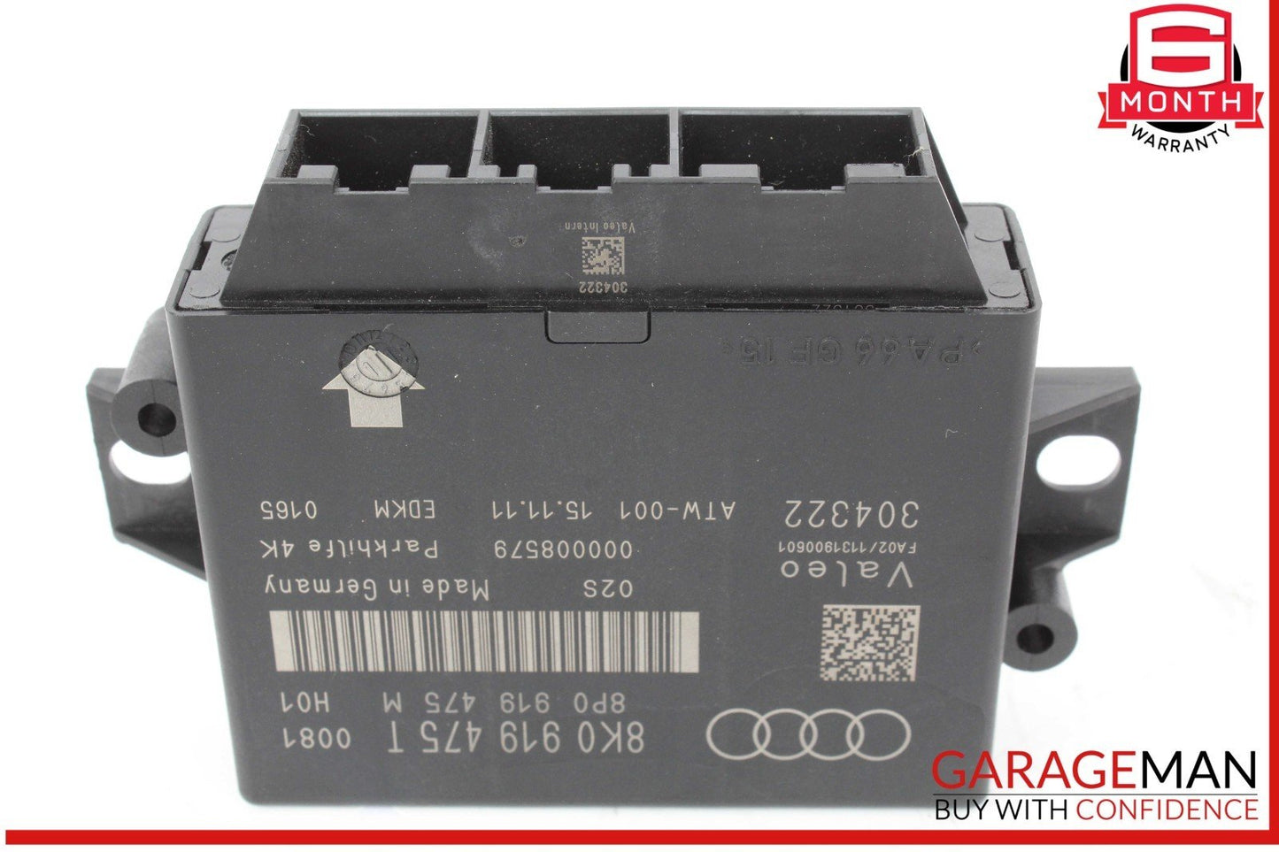08-12 Audi S4 Park Parking Assist Distance Control Module Unit 8K0919475T OEM