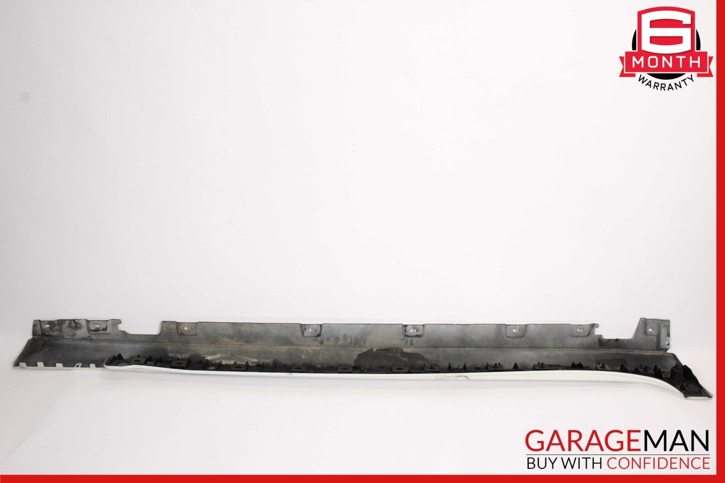 13-19 BMW 650i F06 Left Driver Side Rocker Skirt Molding Trim Panel White OEM