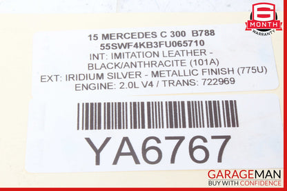 15-18 Mercedes W205 C300 Trunk Lid Lock Latch Actuator OEM